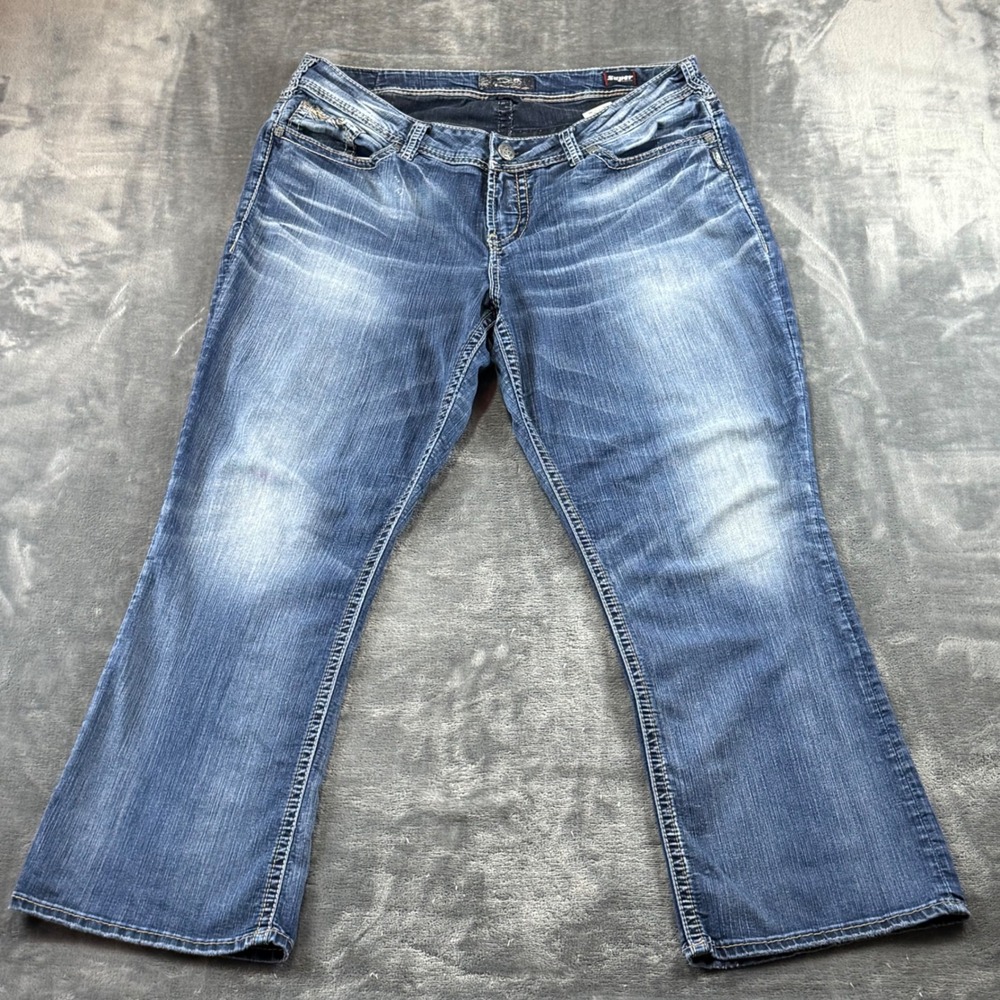 Silver Jeans Co Suki Mid Slim Boot Jeans Women's Size 18/31 Stretch